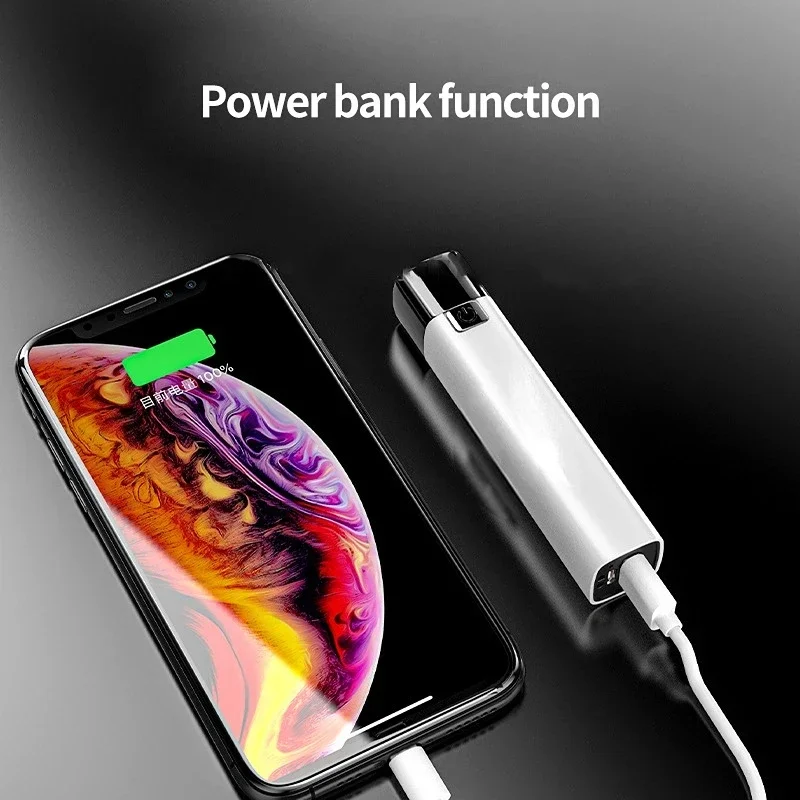 3 tryby Przenośna 2 IN1 Ultra jasna taktyczna mini latarka LED G3 Oświetlenie zewnętrzne Latarka Power Bank z akumulatorem USB