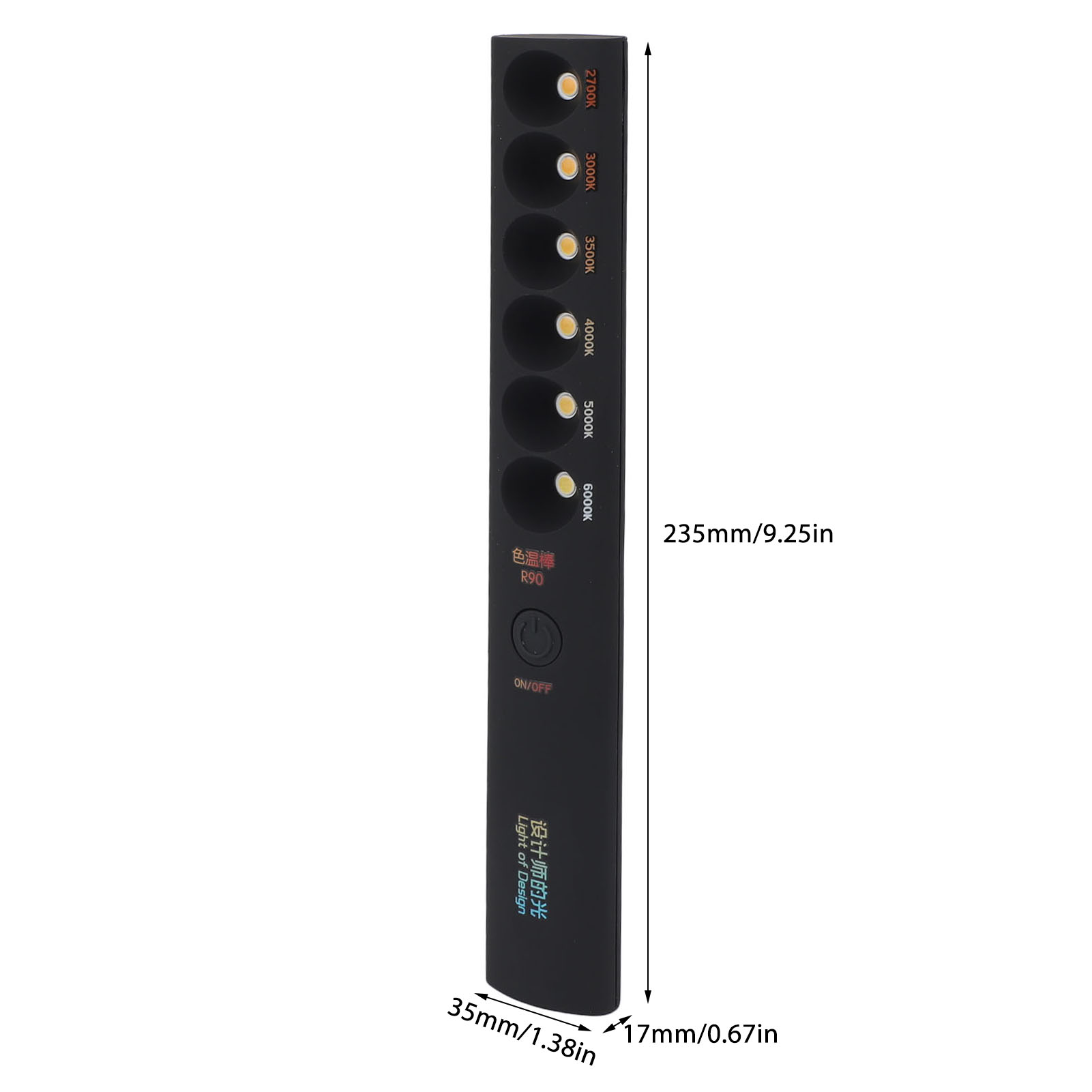 ZK50-Bâton lumineux de température portable, professionnel, aste, 2700K-6000K, 6 modes, pour la photographie