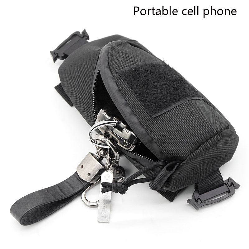 Torba wisząca Clearance_Hanging Bag Small Kit Outdoor Army Fan Wind Storage Mobile Phone Bag Portable Outdoor Sports Chest Hanging Bag_Continu