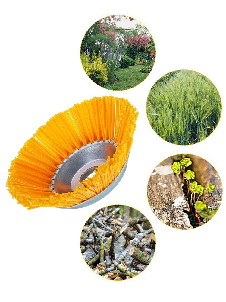 Tête de Coupe-Herbe Universelle pour Tondeuse à Gazon de Jardin, Roue en Fil de Nylon, 8 Pouces