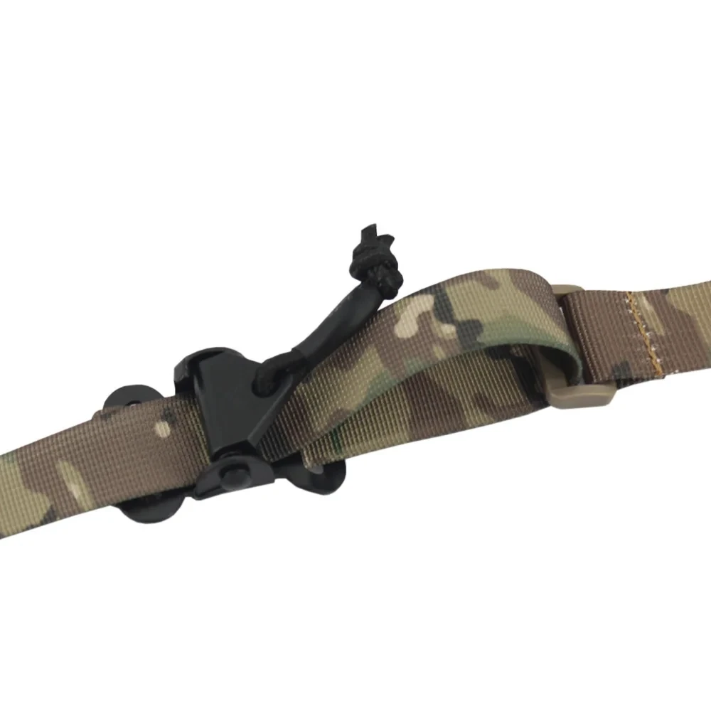 ยุทธวิธี Modular RIFLE สลิงที่ถอดออกได้ 2 จุด/1 จุด 2.25 "กว้างเบาะยิงปืนสลิงการล่าสัตว์ปืนไรเฟิลอุปกรณ์เสริม