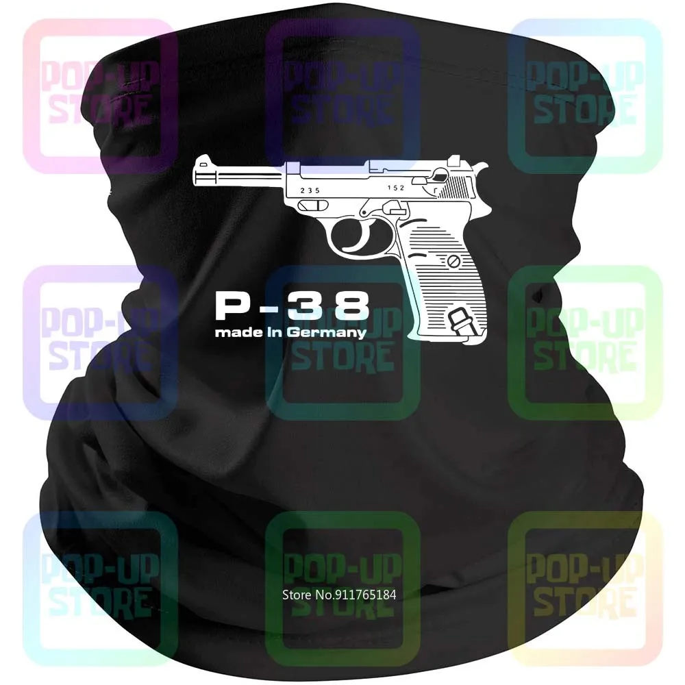 Walther P38 Повседневная бандана с принтом и принтом, маска для лица, шарф, гетры, повязка на голову