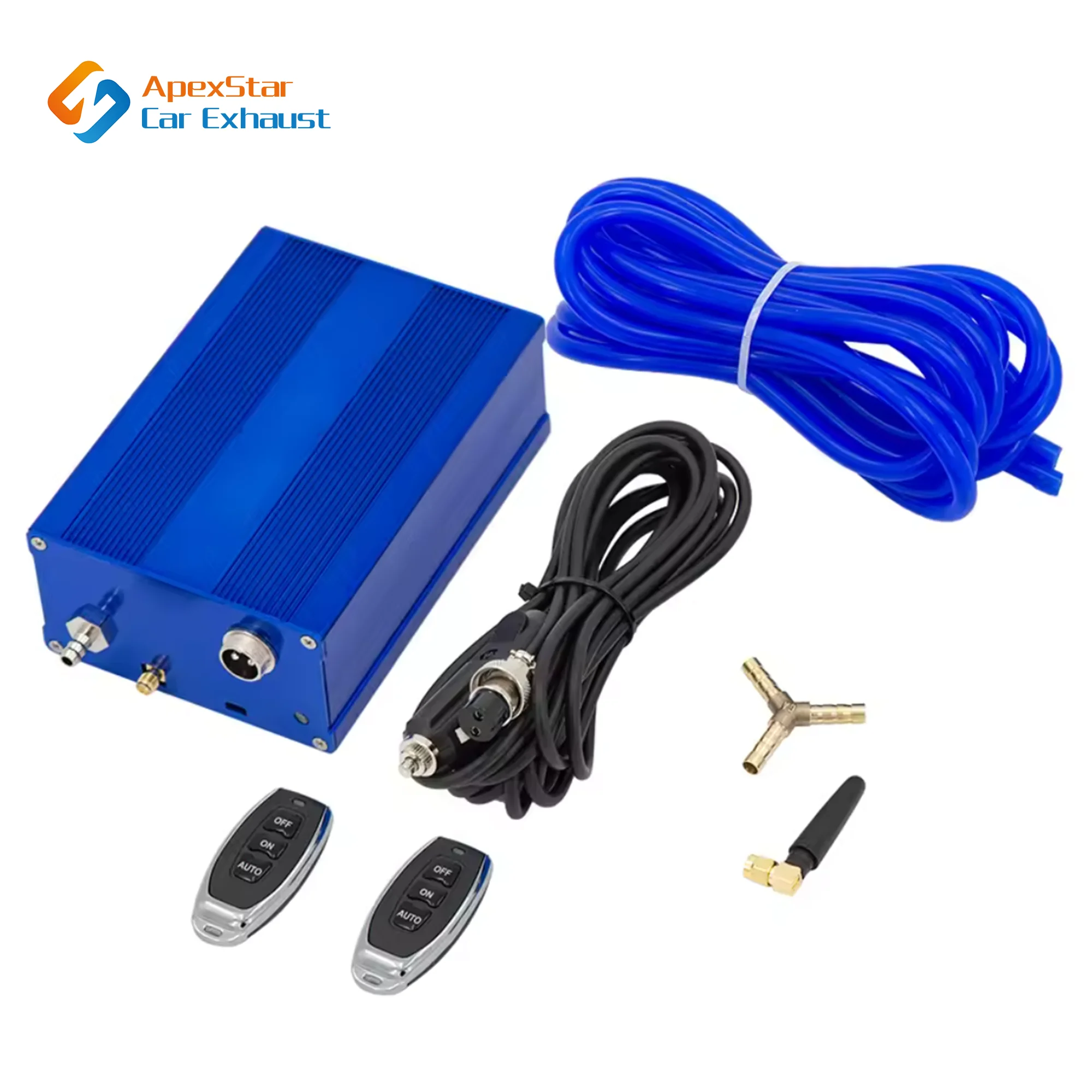 ApexStar Auto Uitlaatpijp Systeem Regelklep Sets Vacuüm Controller Apparaat Afstandsbediening Schakelaar Universele 51 60 63 70 76 MM