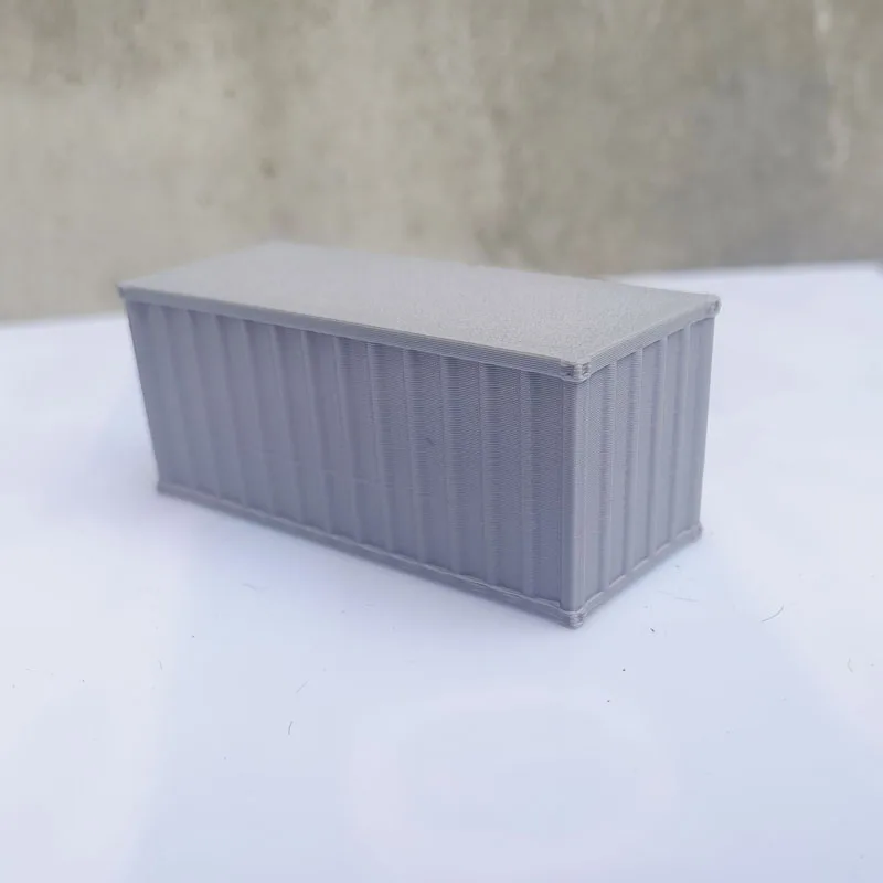 1pc HO Scale 1:87 40ft/20ft/10ft Shipping Container 40' Cargo Box Model Railway Layout