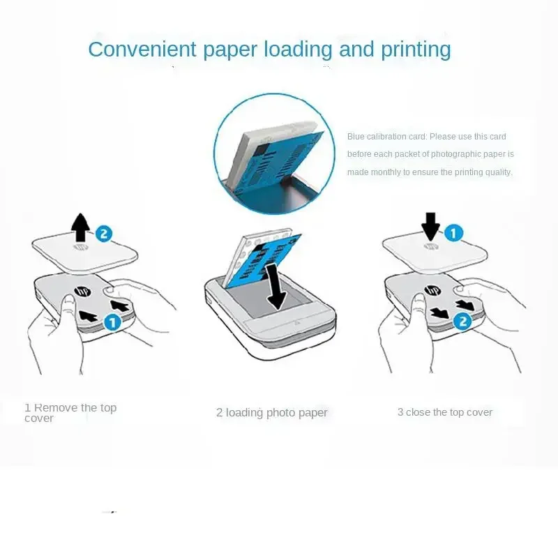 20/40/60/80/100 Sheets Sprocket Original Photo Paper Pocket Photo Printer Zink Paste Small Printing Special Adhesive Photo Paper