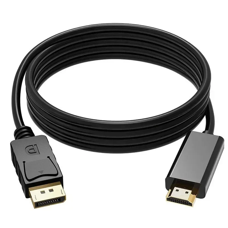 Cabo 4k displayport para hdmi, para pc, laptop, hdtv, projetor, monitor, 3m, adaptador dp para hd, porta de exibição, cabo de áudio e vídeo