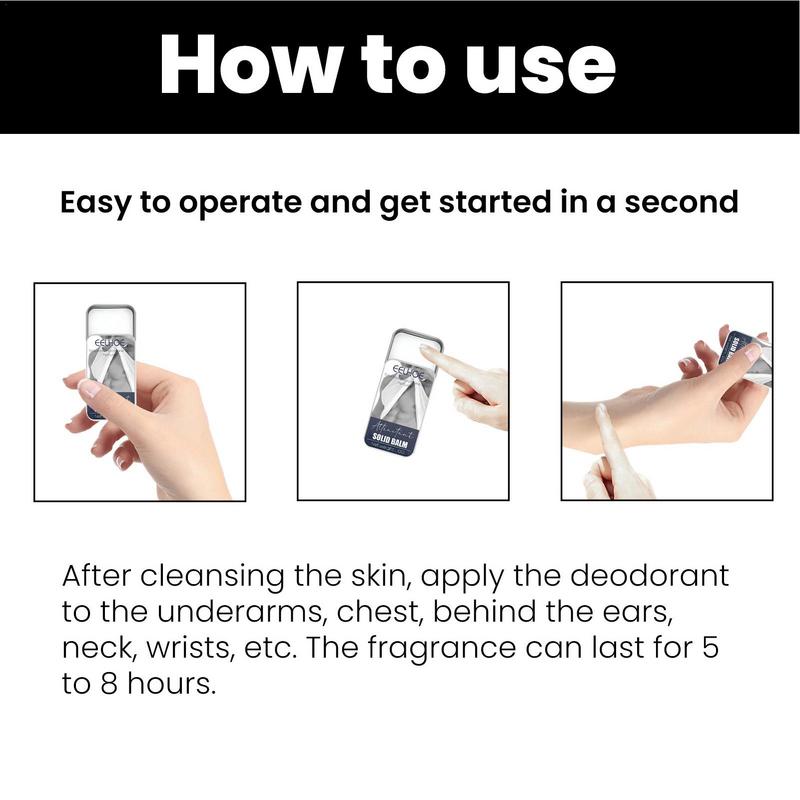 Perfume sólido para mujer, Mini bálsamo sólido portátil de colonia y feromonas para hombre, fragancia Sexy, bálsamo desodorante corporal Natural de larga duración, regalo