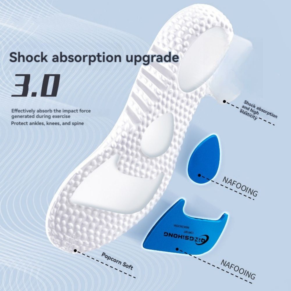 1 Paar Upgrade Sport Stoßdämpfung Einlegesohle PU Memory Foam Atmungsaktive Arch Support Orthopädische Schuhe Pad für Männer Frauen Fußpflege