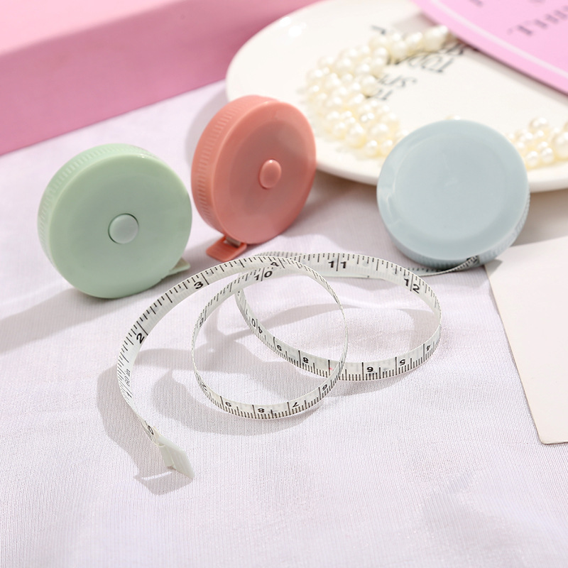 150cm/60" Measuring Ruler Portable Retractable Soft Strap Shape Rulers for Children Kids Height Centimeter Inch Measure Ruler