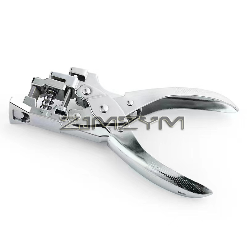 Multifuctional Hole Puncher PVC พลาสติก ID เครื่องตัดกระดาษเครื่องมือ Plier Hole Identity Puncher Punch เครื่องเขียนอุปกรณ์สํานักงาน