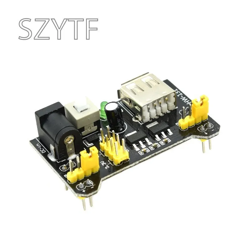1 Chiếc MB102 Bo Mạch Module Nguồn 3.3V 5V Solderless Bánh Mì Ban Tự Làm Cho Arduino
