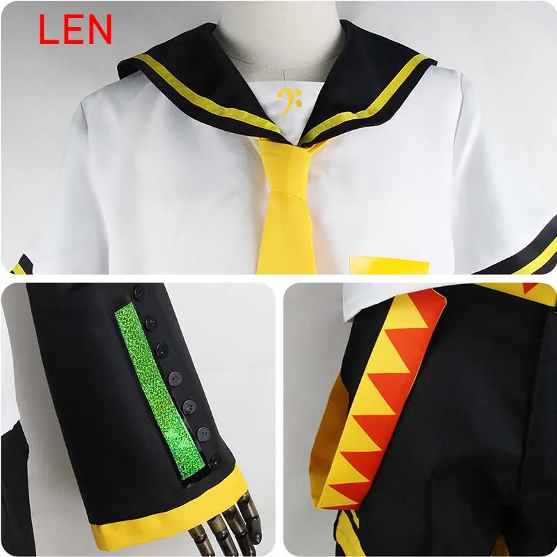 アニメリンレンコスプレ衣装レンリンコスプレレン衣装鏡音 JK 制服ハロウィンコミコン衣装