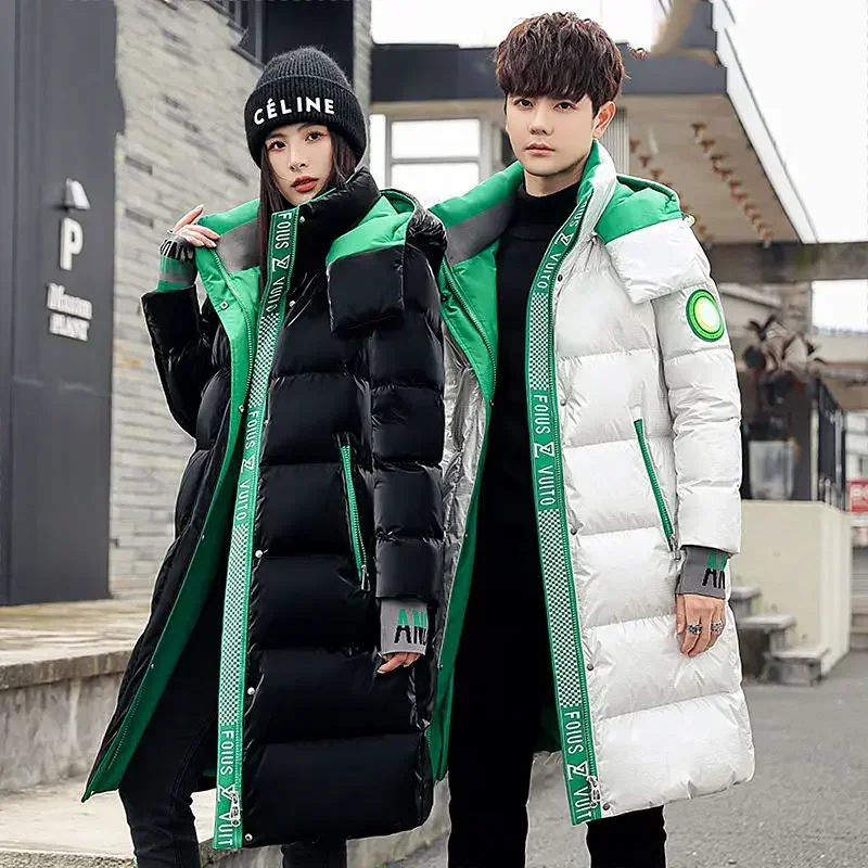 パーカー男性キルティングパッド入りジャケットロング服ファッション 2024 メンズダウンコート冬韓国レビュー多くのオリジナルブランド暖かい