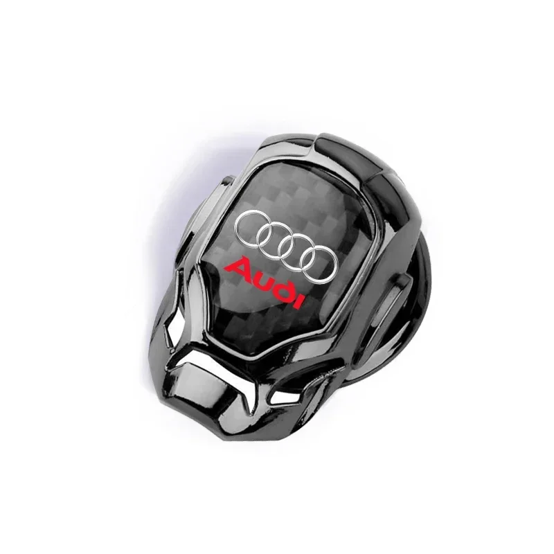 Cubierta protectora de arranque con un solo clic para coche, pegatina decorativa de botón Interior para Audi A8 A5 A6 C5 C6 C7 A7 A1 A3 A4 B5 B6 Q3 Q5 Q7 TT