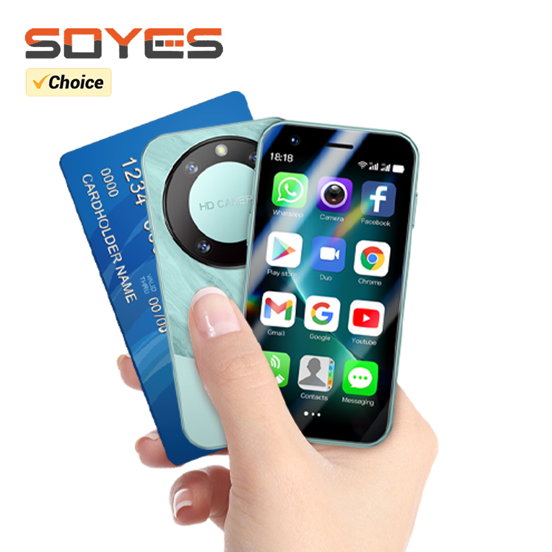 SOYES F8 Pro Max Mini Android8.1 Smartphone 3.0 Inch Display 1GB RAM 16GB ROM Dual SIM Standby Play Store 3G Network Small Phone