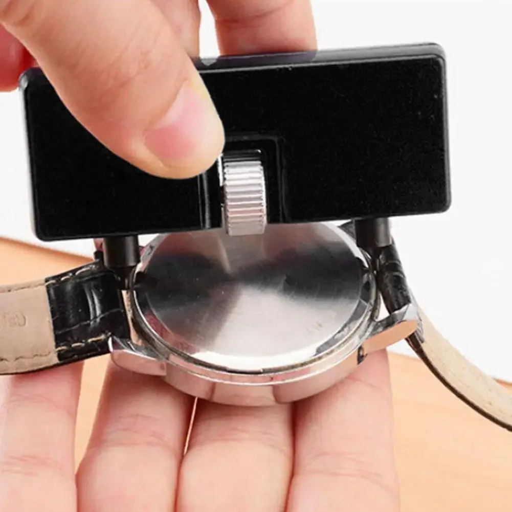 Abridor de reloj ajustable, herramienta de caja trasera, llave removedora de dos garras para cubierta trasera de reloj, herramientas de reparación de apertura de reloj