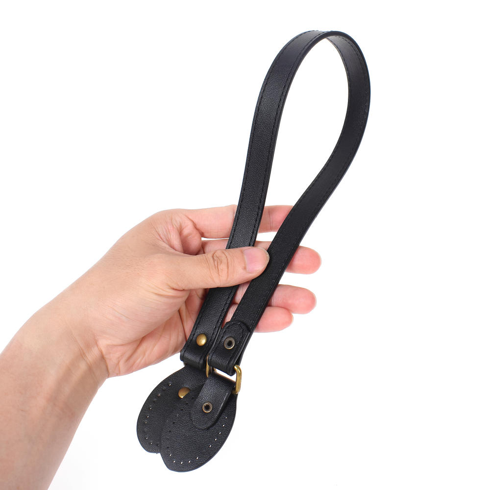 1 pieza de tela de cuero de imitación de mano de PU de 62 cm, accesorios de repuesto DIY para bolsos, correa con asa para bolsos
