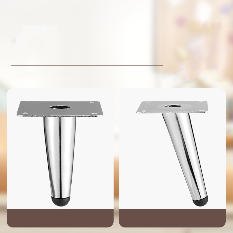 1 pz metallo argento gambe per mobili 10/12/15/20/25/30/35 cm gambe per tavolini gambe per mobili casa progetti fai da te divano gamba con viti
