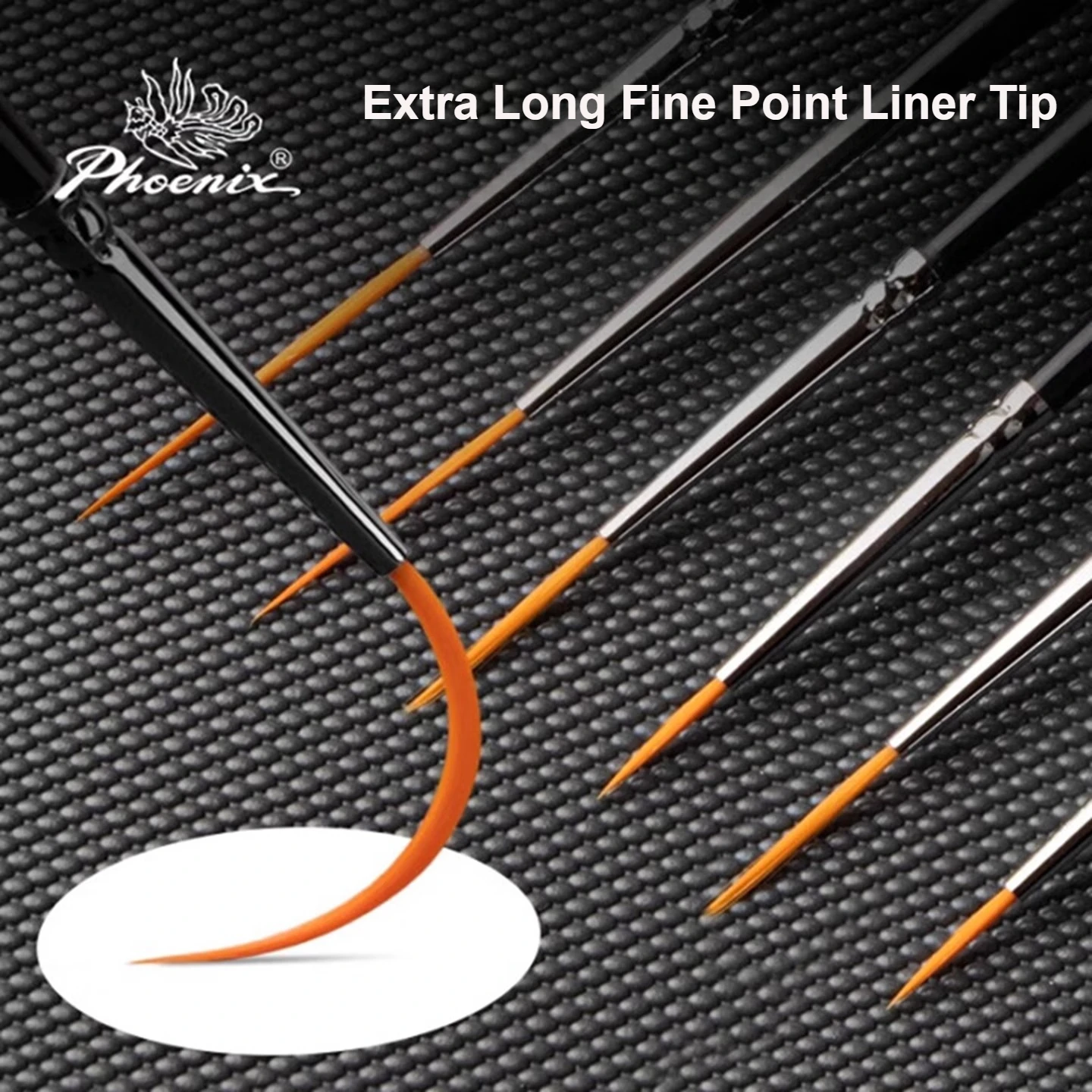 1/2/3/5pcs Rigger Artista Pennello Extra Lungo Punta Fine Liner Punta Dettaglio Pennelli Modelli in Scala Unghie Acrilico Olio Acquerello