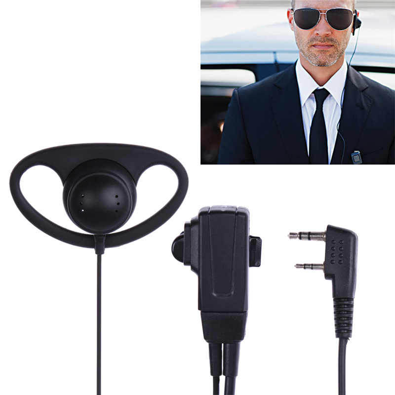 10PCS 2Pin Geavanceerde D Vorm Oorhaak Ptt Headset Oortelefoon Microfoon Voor Motorola CP040 Gp88S Gp300 Gp68 Gp2000 Gp88 Gp3188 EP450 Radio