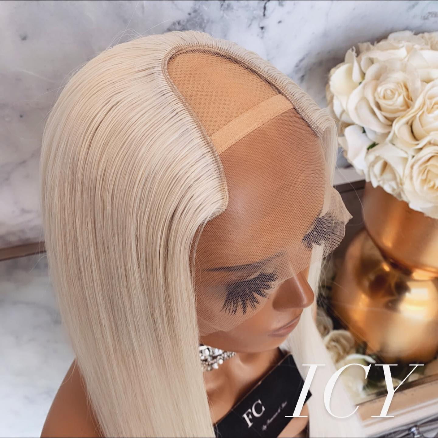 HD Transparent Spitze U Teil Perücke 2x4 Öffnung Platin Blonde Gerade Menschenhaar Perücke Glueless Spitze Front Perücke remy Haar 180/200%