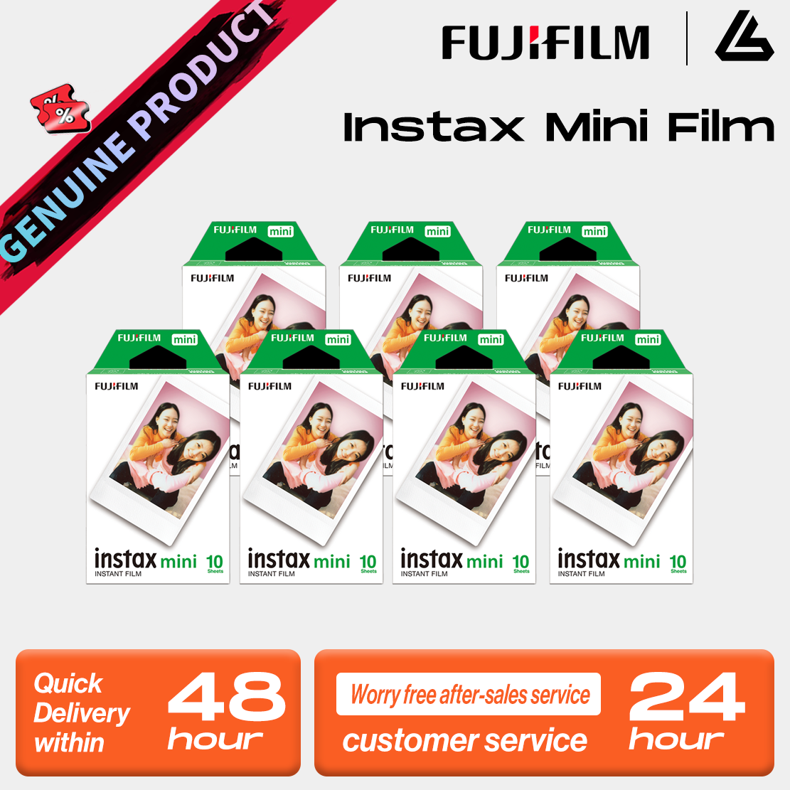 Оригинальная пленочная бумага Fujifilm Instax Mini 10-100 листов для мгновенных фотоаппаратов Fuji Instax Mini 12 11 9 40 70 90 Link Liplay EVO