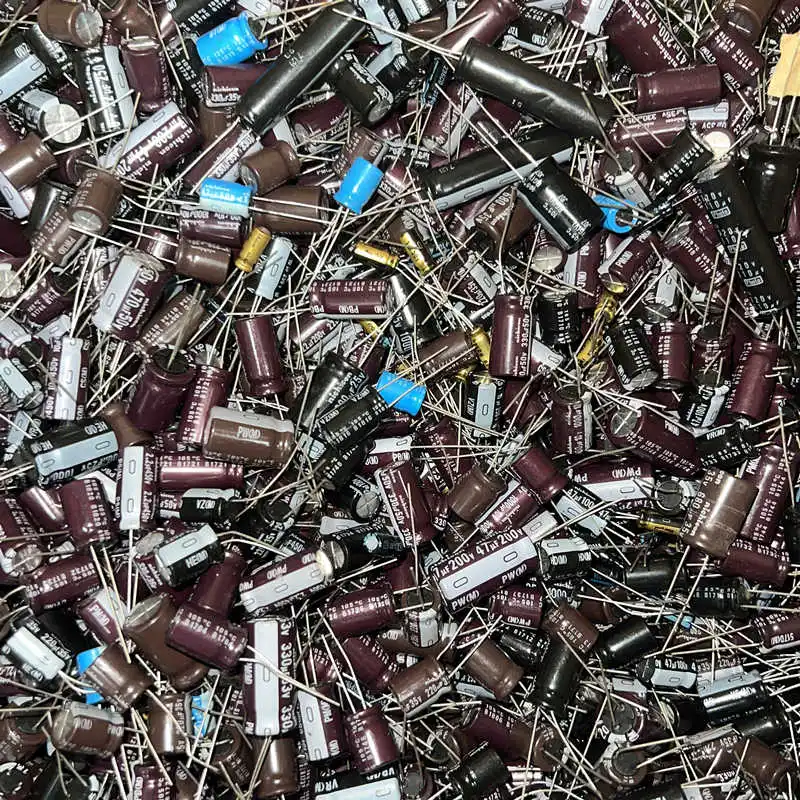 Condensador electrolítico mixto de 500 gramos por lote, venta para reparación de amantes DIY, paquete de componentes electrónicos, lectura antes de realizar el pedido