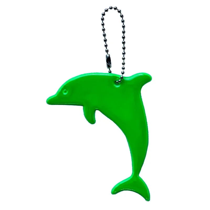 Śliczny delfin odblaskowy brelok do kluczy samochodowych breloki do kluczy akcesoria do toreb na kurtkę plecak wózki inwalidzkie wózki inwalidzkie