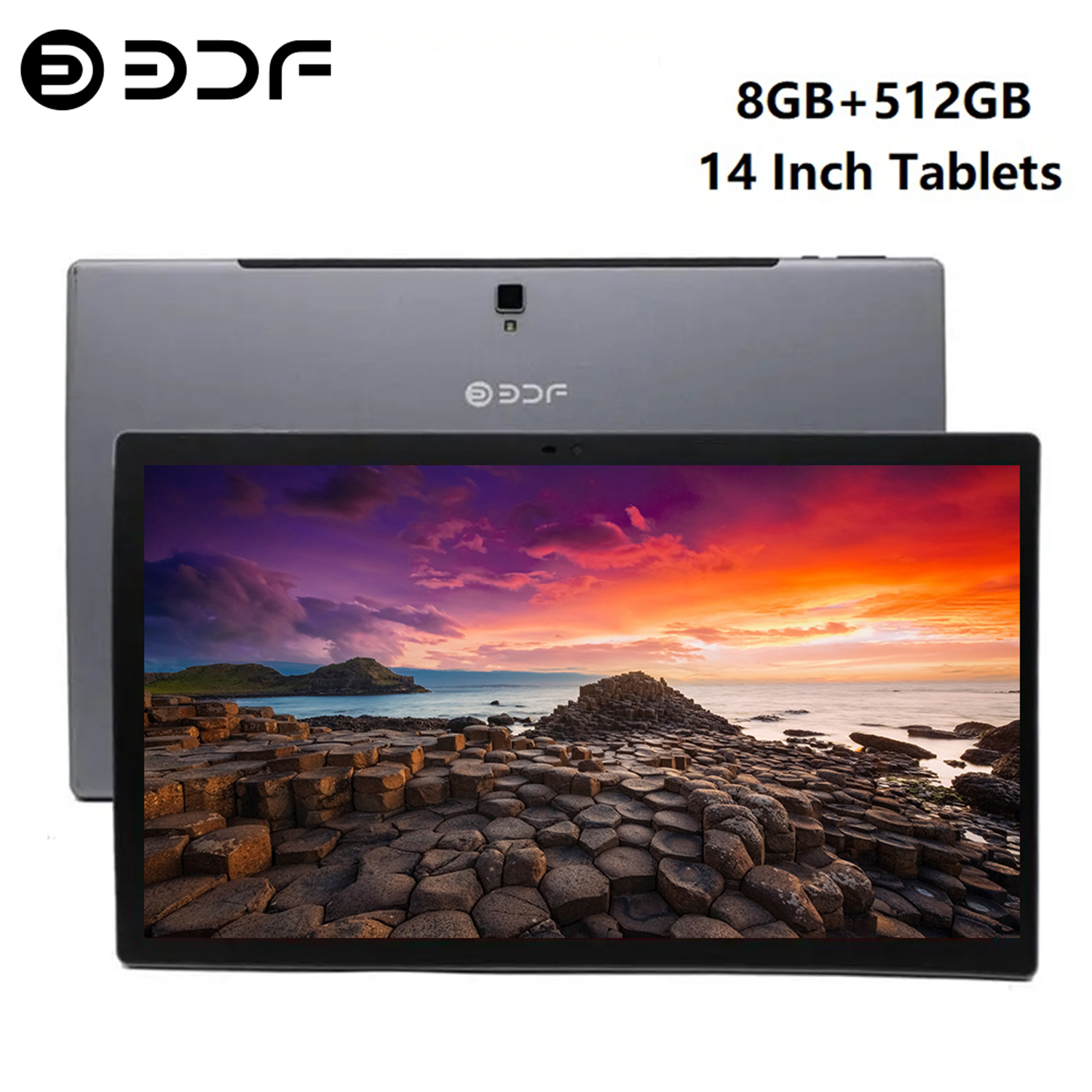 Android 12オクタコアタブレット,14インチ,8GB RAM, 512GB ROM, 4g lte,デュアルSIM, 5g,デュアルWi-Fi, GPS,pc,10000mah,グローバルバージョン新しい
