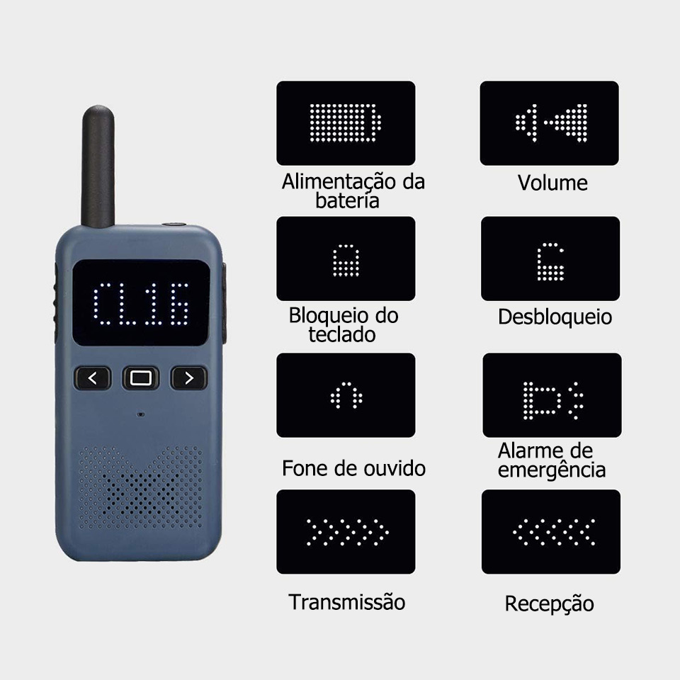 Retevis RB19 Walkie Talkie mini Radio Comunicador ht Profesional Rádio Portátil Walk Talk Portable Rádio de Comunicação Restaurante Hotel Learning Camping ao ar Livre