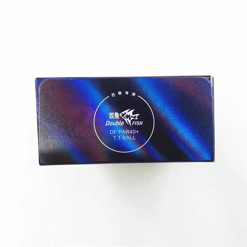 6 sztuk/pudło Podwójne rybki do ping-ponga PAR40 + 3 gwiazdki Oficjalne piłki do tenisa stołowego na Międzynarodowe Gry w Paryżu