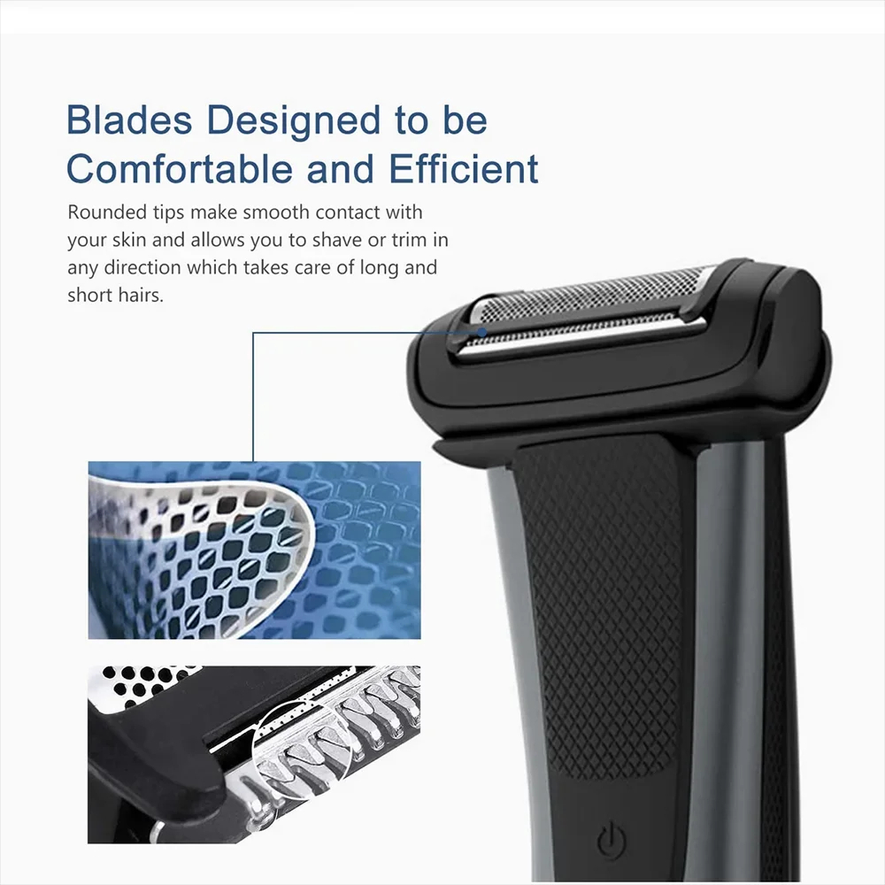 Trimmer Shaver Head Foil Replacement for Bodygroom BG2024 BG2036 BG3015 3010 TT2000 TT2021 Shp9500 Ys534