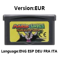 GBA ゲーム mMario シリーズ カートリッジ、32 ビット ビデオ ゲーム コンソール カード、スーパー mMario Advance wWario Land 4 カート GBA 用