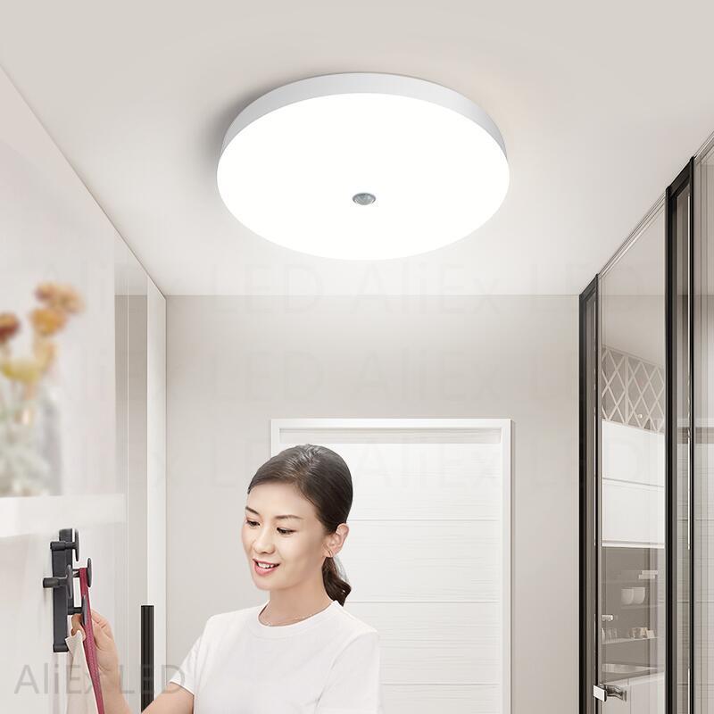 Đèn LED Ốp Trần Cảm Biến Chuyển Động Cảm Biến Thông Minh Chiếu Sáng Gia Đình 12W 18W 20W 30W 40W đèn Cho Phòng Sảnh Hành Lang 110V 220V