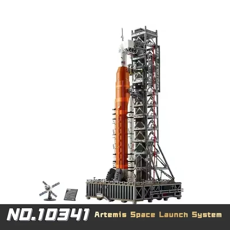 Blocs de construction de fusée Super navette spatiale, nouveau produit, système de lancement spatial Artemis, kit de construction de maquettes, jouets en brique Space SLS, 2025