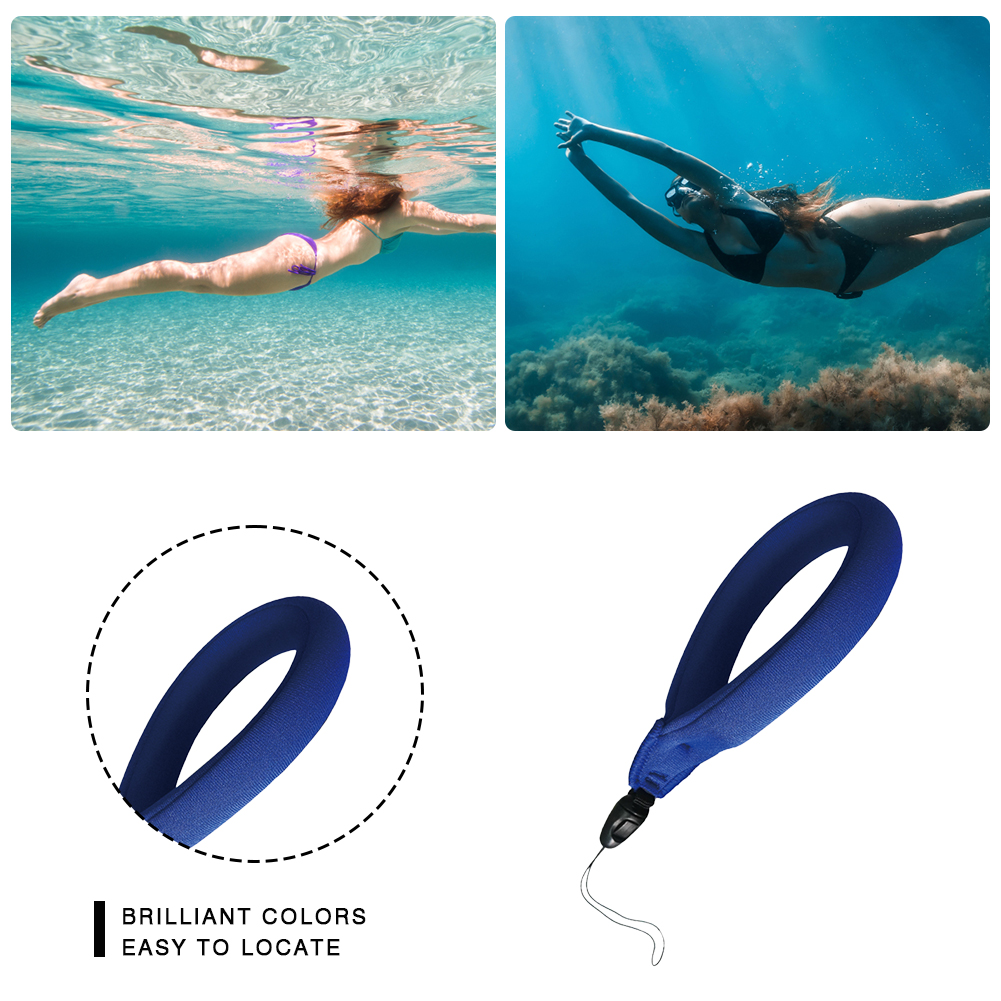 250g flutuante pulseira de neoprene destacável flutuabilidade pulseira evitar chave da câmera celular afundando