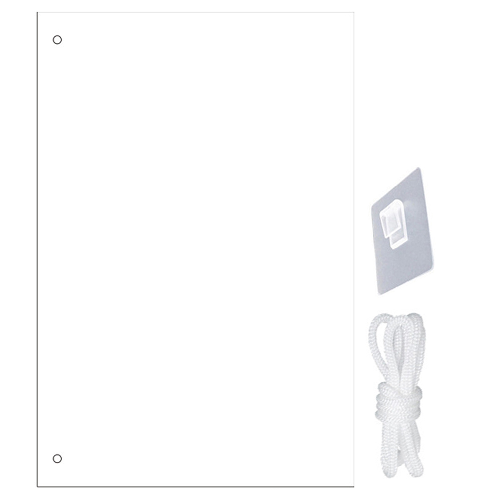 Clear Dry Erase Board Magnetic Calendar Menu Acrylic Note for Fridge Wall-mounted Whiteboard Memo Writing Rewritable