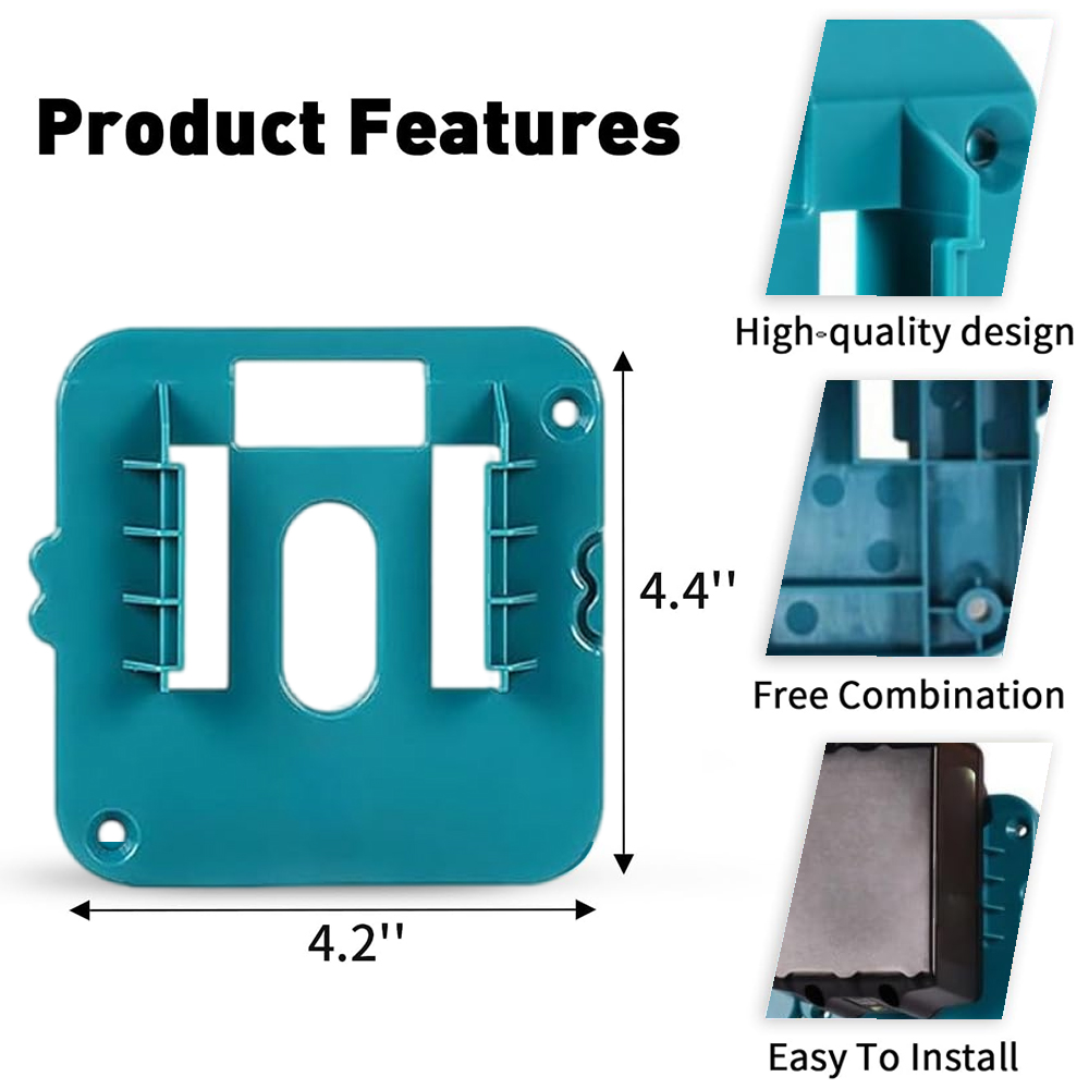 แบตเตอรี่สําหรับ Makita 18V Li-Ion แบตเตอรี่เครื่องมือเครื่องผู้ถือ Rack Wall Mount สําหรับ Makita BL1860 BL1850 BL1840 BL1830