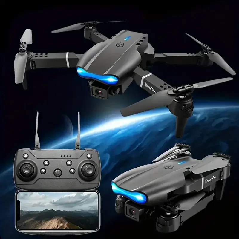 E99Pro HD Drone 4K Dual WiFi FPV Obstacle Avoidance Professional Quadcopter for Aerial Photography