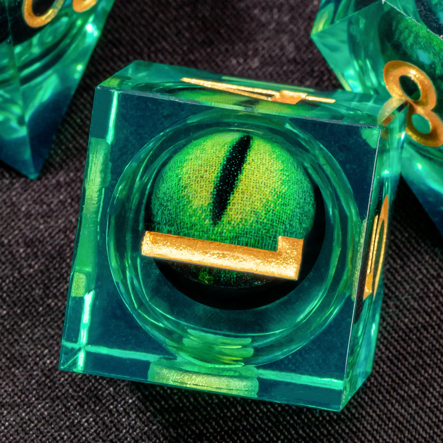 DND Liquid Core D&D dobbelstenen set, scherpe rand hars kerker en Dragon dobbelstenen, rollenspel RPG D en D dobbelstenen D20 D12 D10 D8 D6 D4