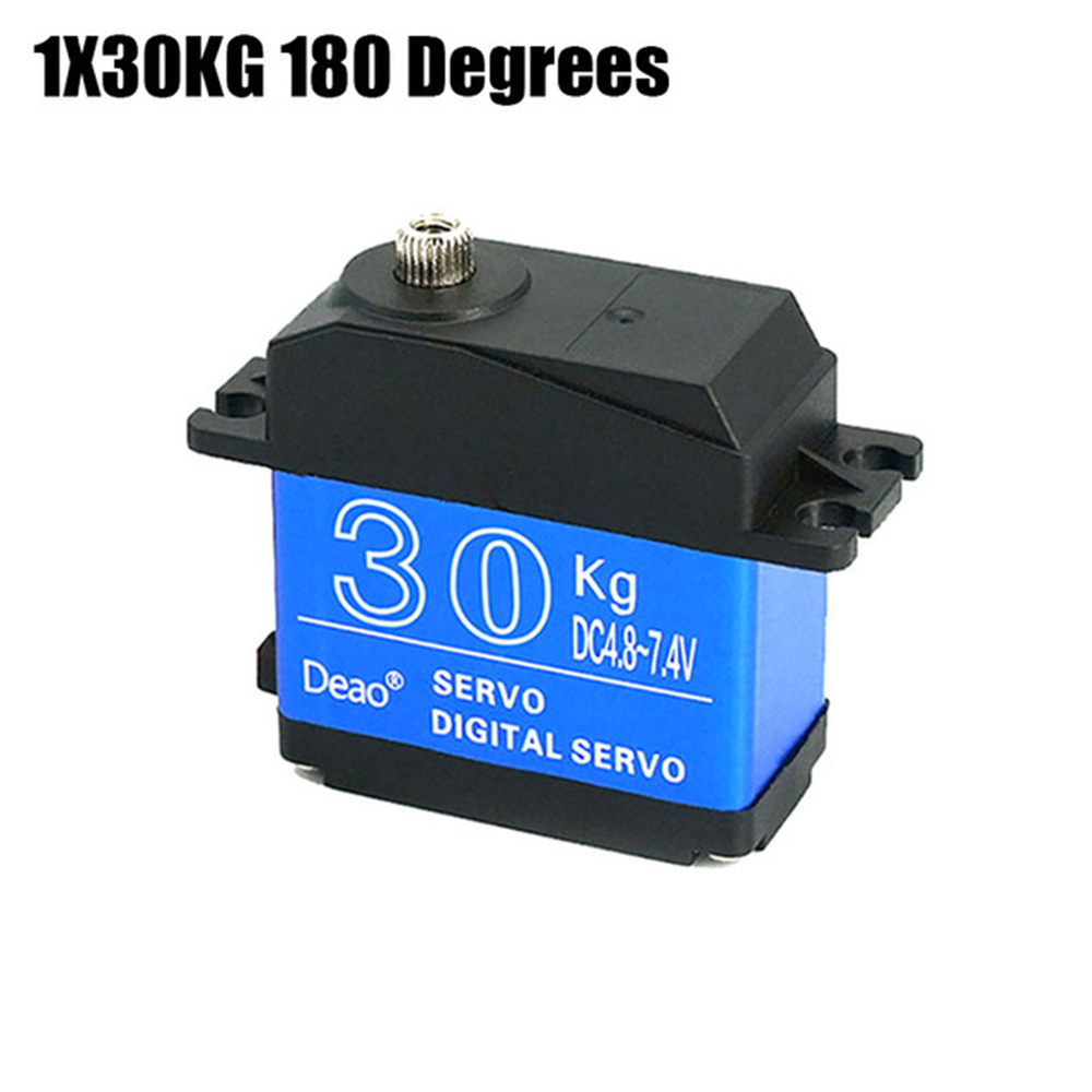 Waterdicht 20Kg 25Kg 30Kg 35Kg Servo 180 Graden 270 Graden Groot Koppel Digitale Servo Metalen Tandwielen 25T Servo Arm Voor Rc Auto Vrachtwagen