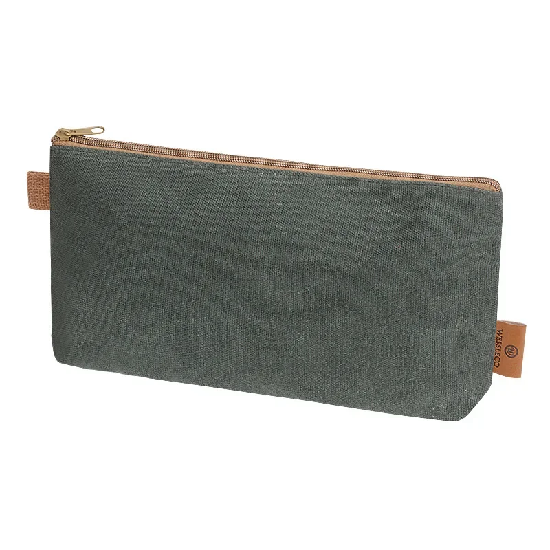 Portable wet waxed canvas Tool Bag Waterproof Hardware Storage Bags Multi-function Small Tool Bag High Quality Organizer