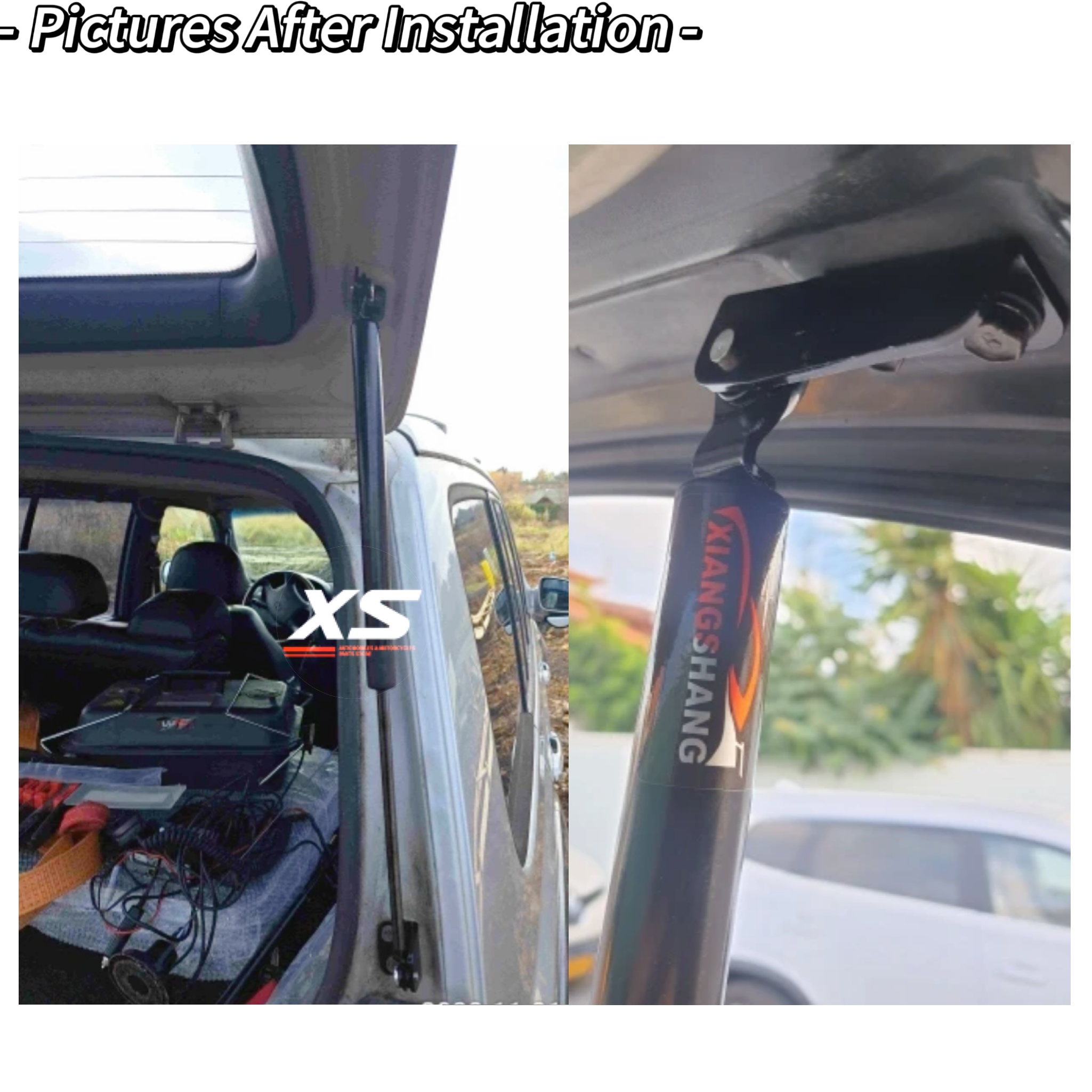 ヒュンダイテラカン用リアゲートリフトサポートストラップ,hp 2001-2007,トランク,ブーツショックダンパー,シリンダーロッド,スポイラーなし,2個