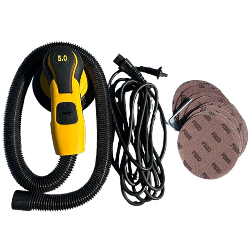 5.0 Eccentricity Electric Random Orbital Sander Metal Auto Grinding Machine Woodworking Sanding Tools Sander Wood Job Polisher