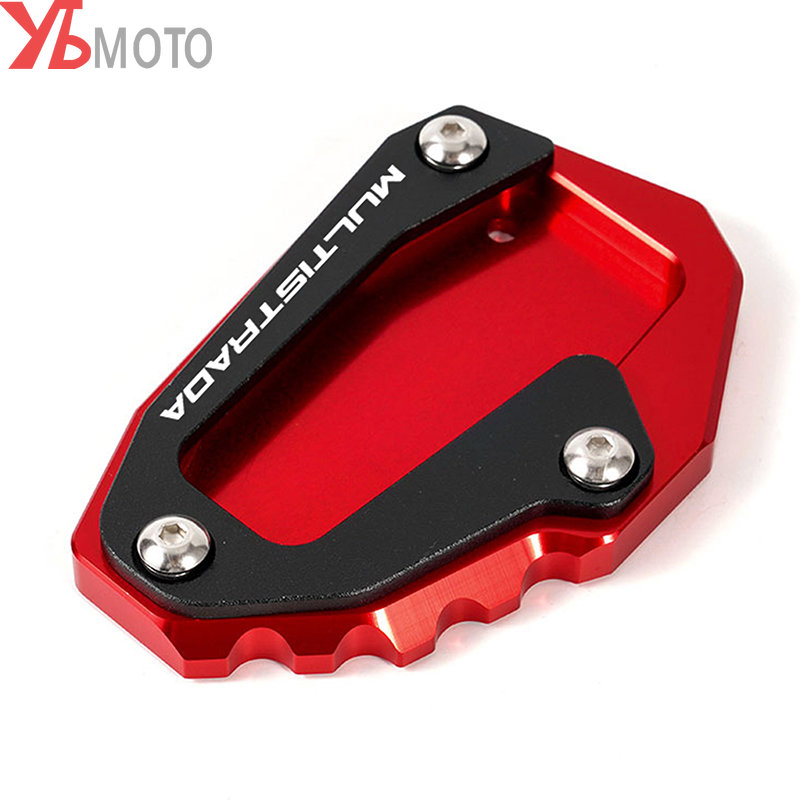 Para DUCATI Multistrada 950 1100 1260 1200 S GT 1200S V4 accesorios soporte lateral para motocicleta tapas de válvula de almohadilla de extensión