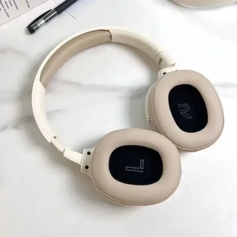 Moda alta fidelidade fones de ouvido estéreo verdadeiro esportes com fones tf/aux leitor música com microfone sem fio bluetooth fones sobre a orelha