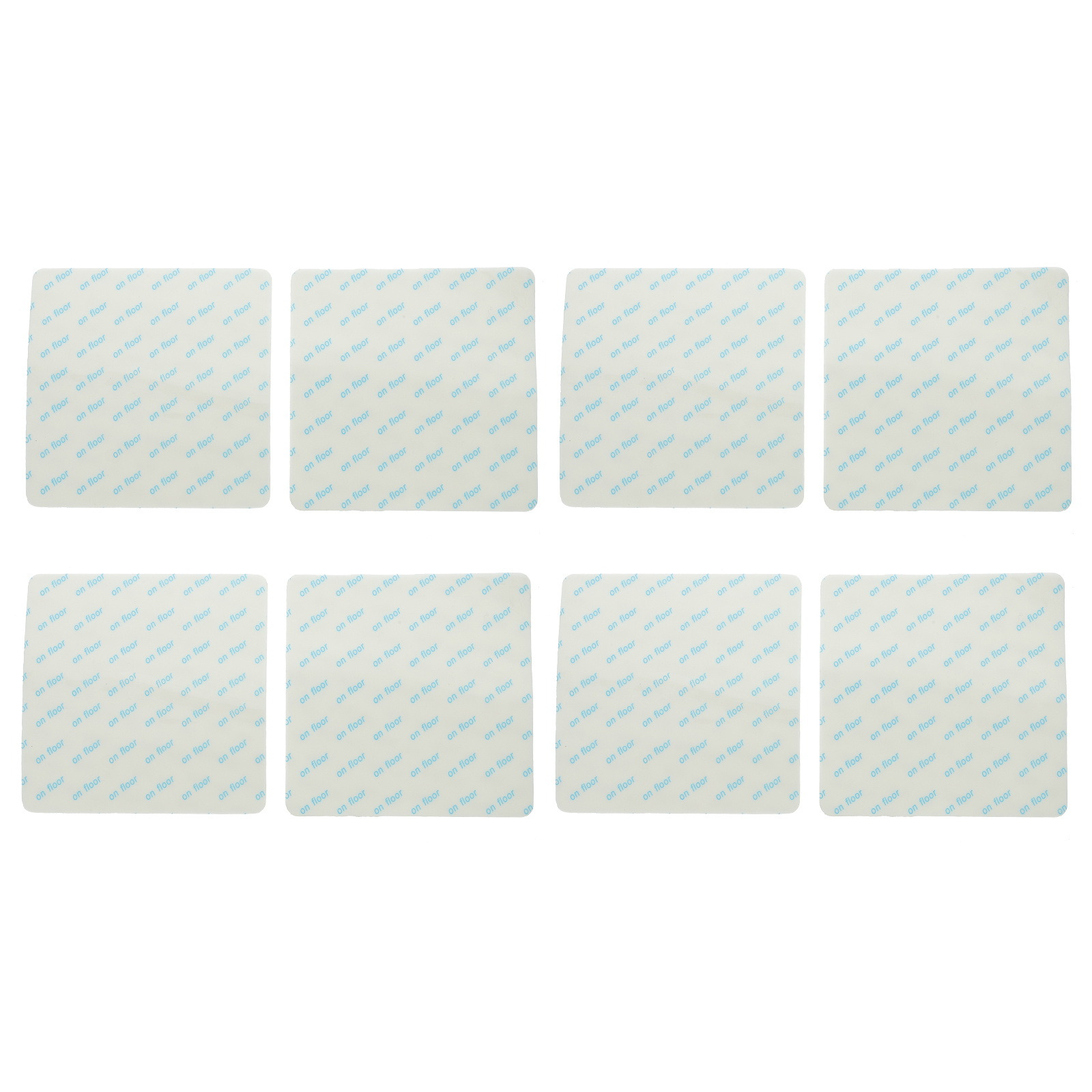 8pcs Anti-Slip Rug Tape Double Sided Carpet Gripper For Hardwood Floors Tile Laminate Marble Rubber Wall Non-Damaging No Residue