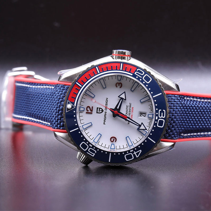 PAGANI DESIGN классические роскошные мужские автоматические часы с сапфировым стеклом механические наручные часы из нержавеющей стали 100 м водонепроницаемые часы