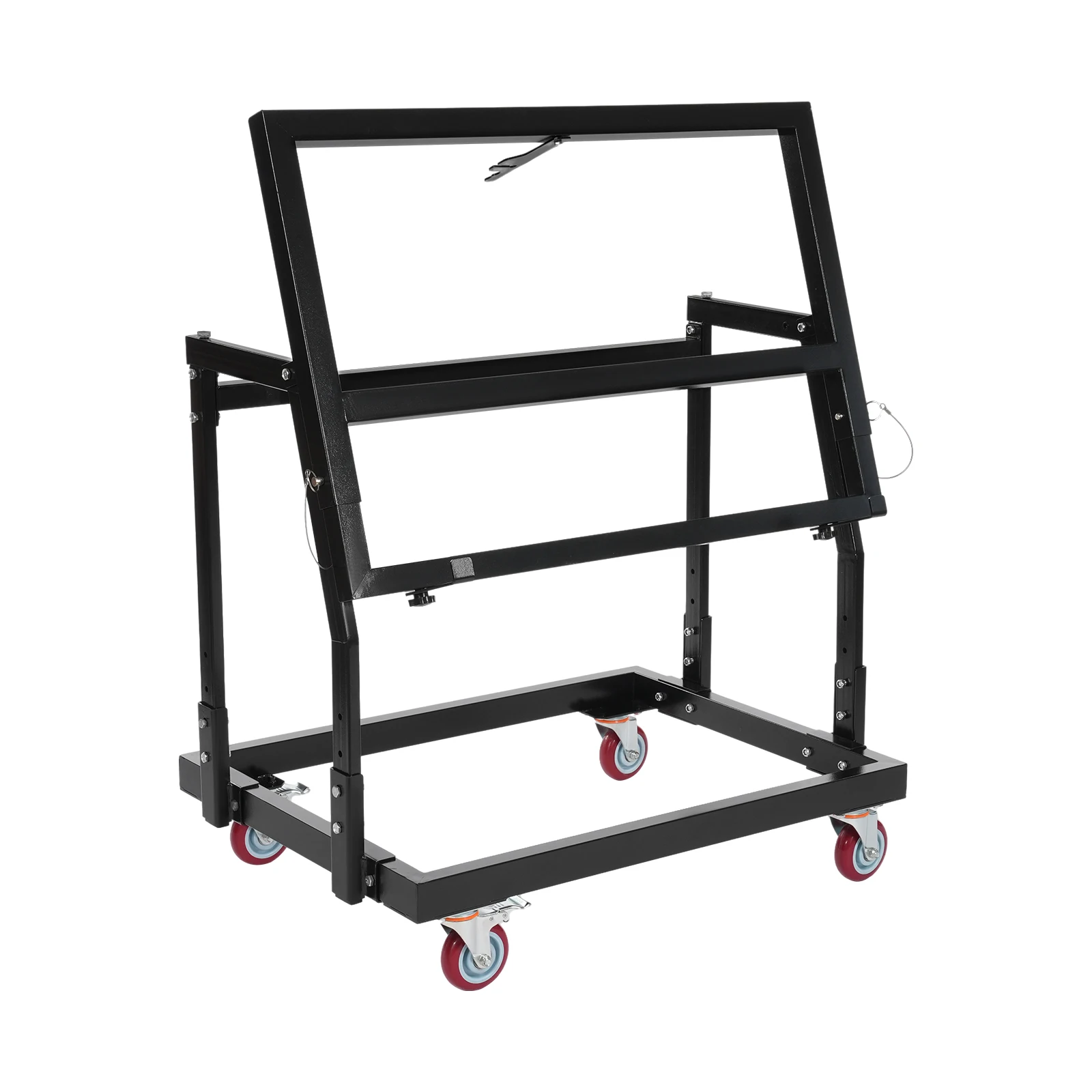 Heavy Duty Drywall Panel Cart, Panel Handler Cart, Tilting Panel Carts with Casters