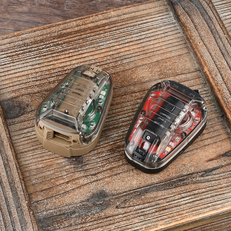 WADSN Waterproof Ladybird Lamp Tactical Survival Safety Flash Light Fast Helmet Strobe Light for Camping Hunting Survival Tool